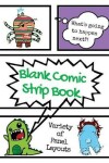 Book cover for Blank Comic Strip Book Monsters
