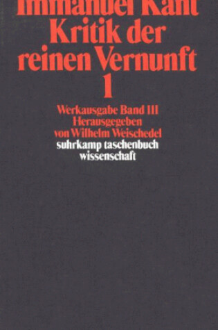 Cover of Kritik der reinen Vernunft, 2 Bde