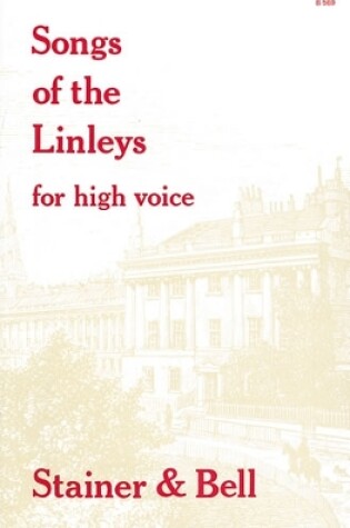 Cover of Songs Of The Linleys For High Voice