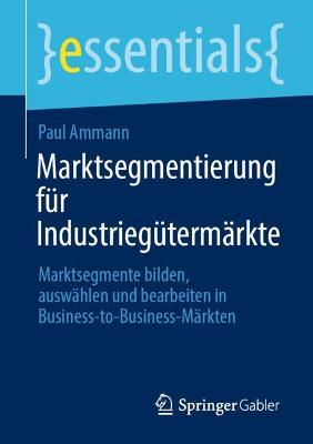 Book cover for Marktsegmentierung für Industriegütermärkte