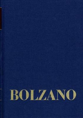 Cover of Bernard Bolzano, Erbauungsreden Des Studienjahres 1819/1820