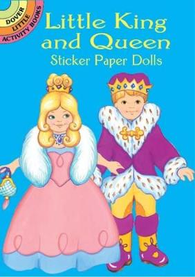 Book cover for Little King and Queen Sticker Paper Dolls