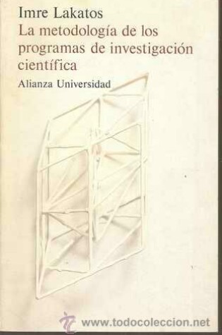 Cover of Metodologia de Los Programas de Investigacion