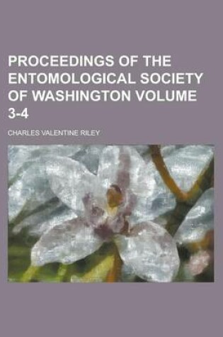 Cover of Proceedings of the Entomological Society of Washington Volume 3-4