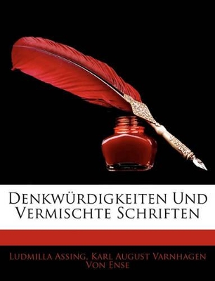 Book cover for Denkw Rdigkeiten Und Vermischte Schriften, Siebenter Band