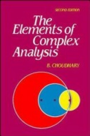 Cover of The Elements of Complex Analysis