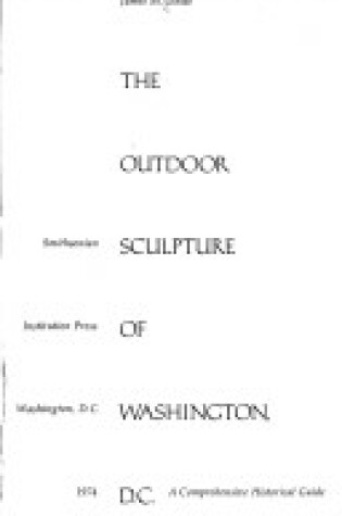 Cover of Outdoor Sculpture of Washington D.C.