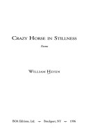 Book cover for Crazy Horse in Stillness