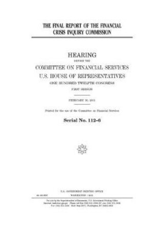 Cover of The final report of the Financial Crisis Inquiry Commission