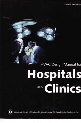 Cover of HVAC Design Manual for Hospitals and Clinics