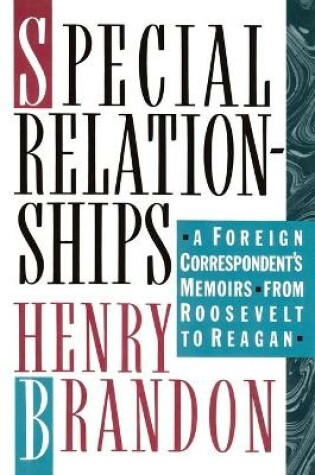 Cover of Special Relationships