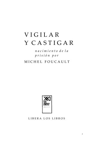 Cover of Vigilar y Castigar