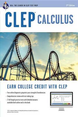 Book cover for CLEP Calculus Book + Online