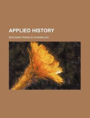 Book cover for Applied History (Volume 3)