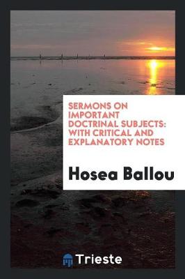 Book cover for Sermons on Important Doctrinal Subjects