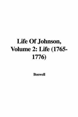 Book cover for Life of Johnson, Volume 2