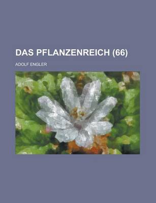 Book cover for Das Pflanzenreich (66 )