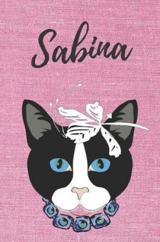 Cover of personalisiertes Notizbuch Katze / Notizheft / Journal / Malbuch / Tagebuch / Kritzelbuch / DIN A5 / Geschenk Sabina