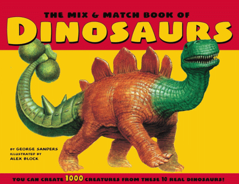 Book cover for The Mix & Match Book of Dinosaurs