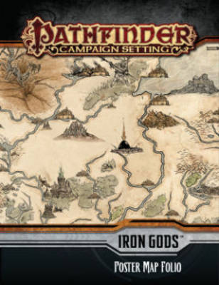 Book cover for Pathfinder Campaign Setting: Iron Gods Poster Map Folio