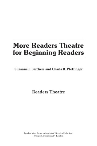 Cover of More Readers Theatre for Beginning Readers