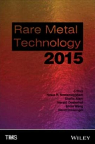 Cover of Rare Metal Technology 2015