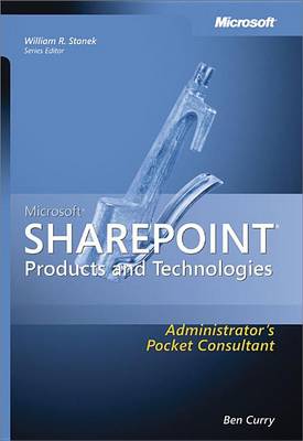 Cover of Microsoft(r) Sharepoint(r) Products and Technologies Administrator's Pocket Consultant