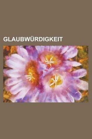 Cover of Glaubwurdigkeit