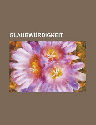 Book cover for Glaubwurdigkeit