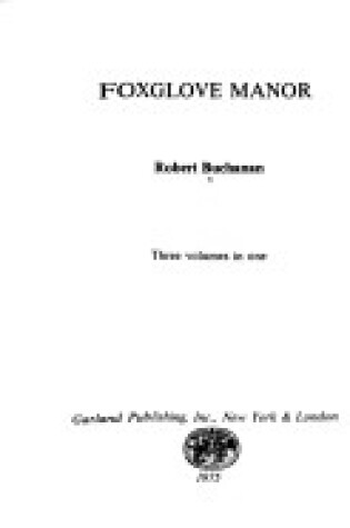 Cover of Foxglove Manor