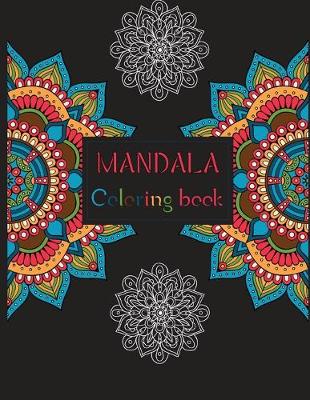 Book cover for mandala coloring book