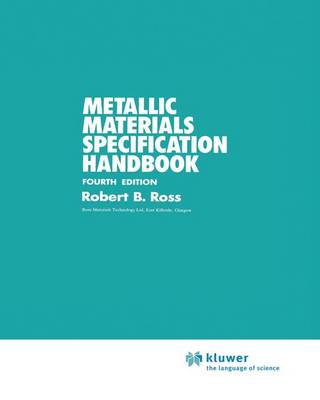 Book cover for Metallic Materials Specification Handbook