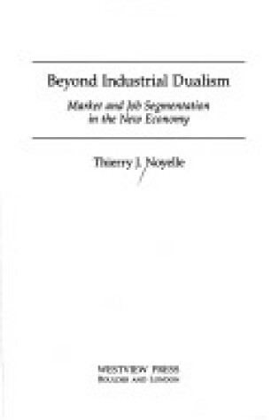 Cover of Beyond Industrial Dualism