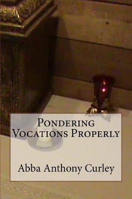 Book cover for Pondering Vocations Properly