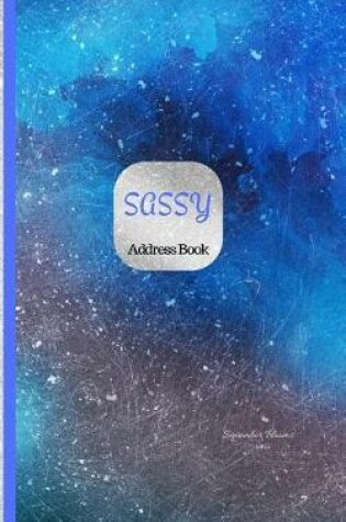 Cover of September Blooms Address Book - Sassy Mirror