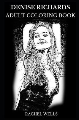 Book cover for Denise Richards Adult Coloring Book