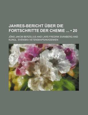 Book cover for Jahres-Bericht Uber Die Fortschritte Der Chemie (20)
