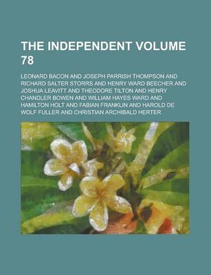 Book cover for The Independent Volume 78