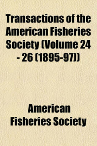 Cover of Transactions of the American Fisheries Society Volume 48