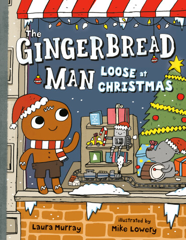 Book cover for The Gingerbread Man Loose at Christmas