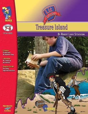 Book cover for Treasure Island, by Robert Louis Stevenson Lit Link Grades 7-8