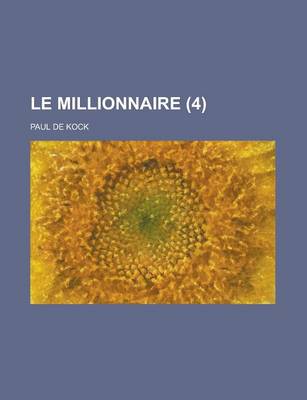 Book cover for Le Millionnaire (4)