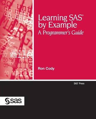 Book cover for Learning SAS by Example