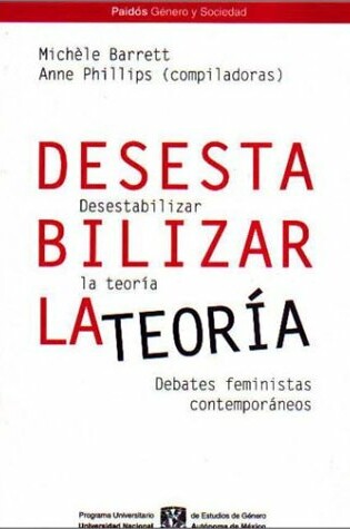 Cover of Desestabilizar La Teoria