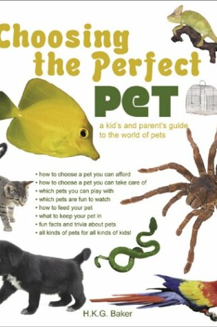 Cover of Choosing the Perfect Pet