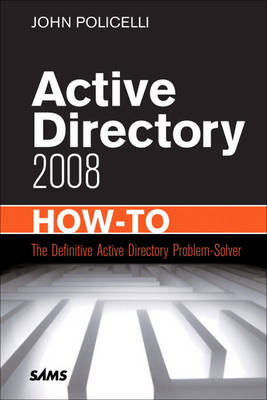 Book cover for Active Directory Domain Services 2008 How-To