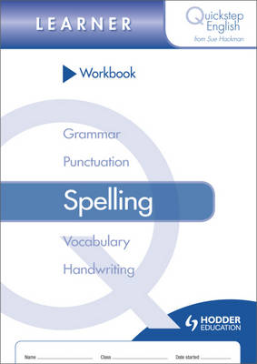 Book cover for Quickstep English Workbook Spelling Learner Stage