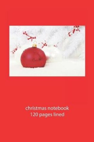 Cover of christmas notebook 120 pages lined