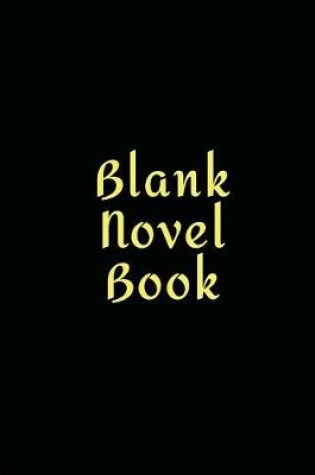Cover of Blank Novel Book