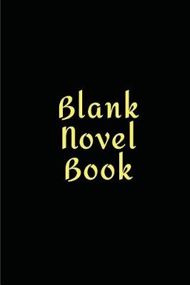 Book cover for Blank Novel Book